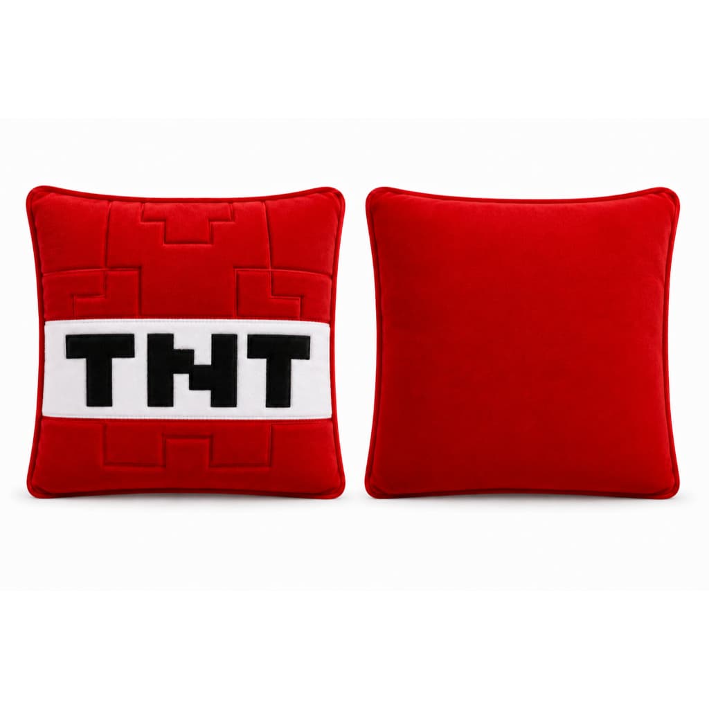 Almofada Minecraft Gamer Pixel Personagem Blocos Infantil Decorativa Quarto Menino Presente