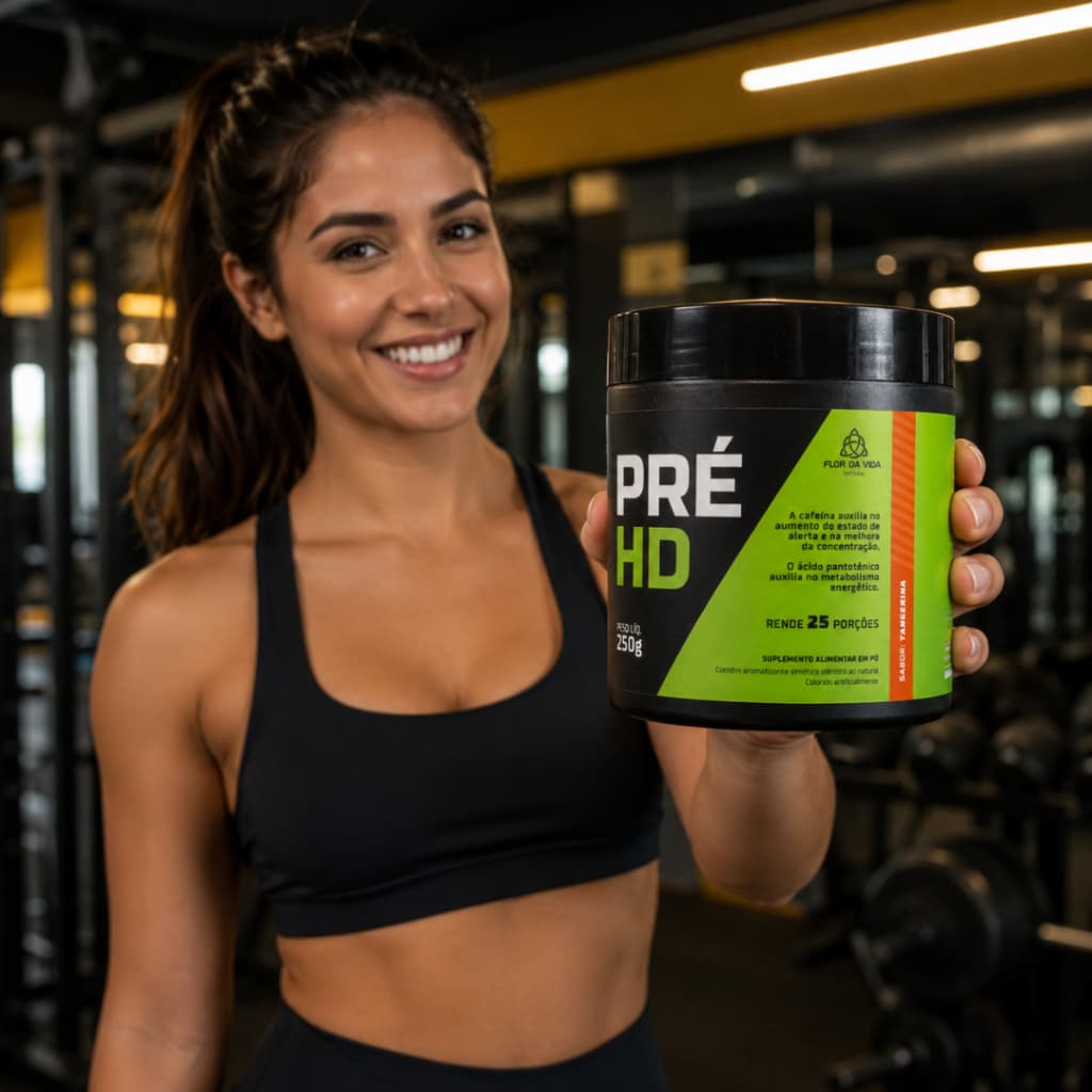 Pré Treino HD Sabor Tangerina 250g