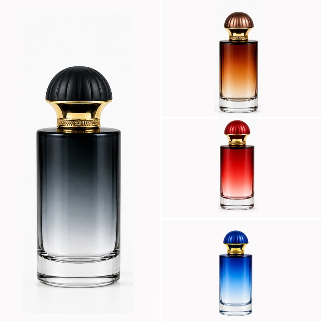 Frasco de Vidro Spray Cogumelo Color 50ml Porta Perfume