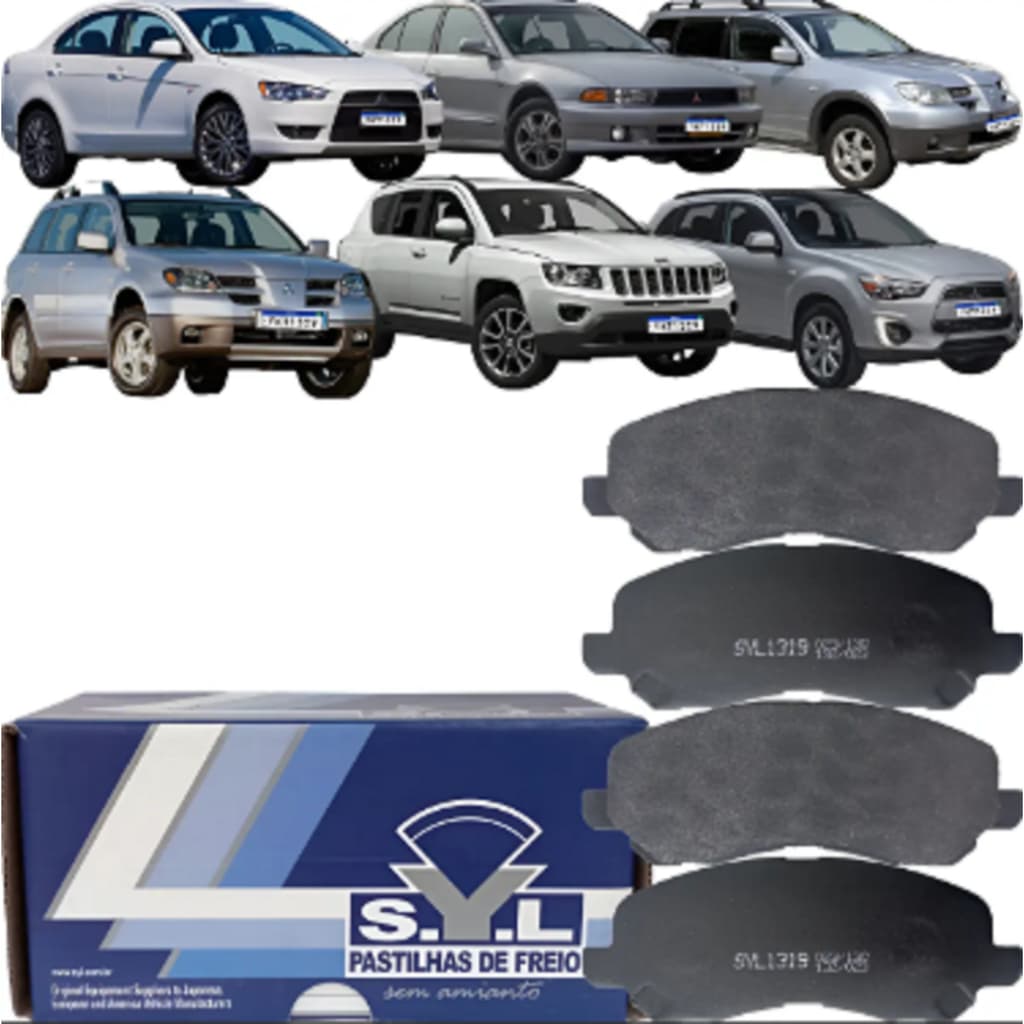 Pastilha De Freio Dianteira Mitsubishi Jeep Chrysle  Syl1319