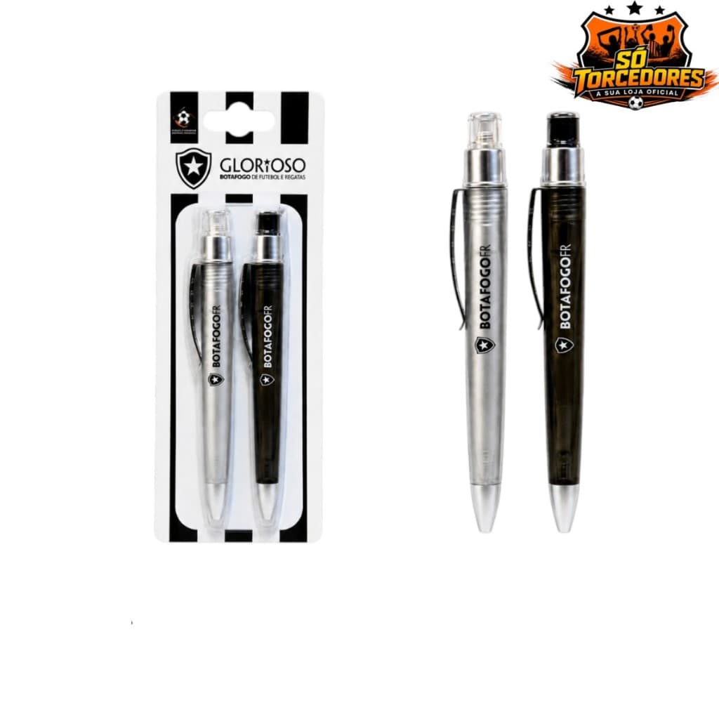CONJUNTO DE 2 CANETAS - OFICIAL BOTAFOGO