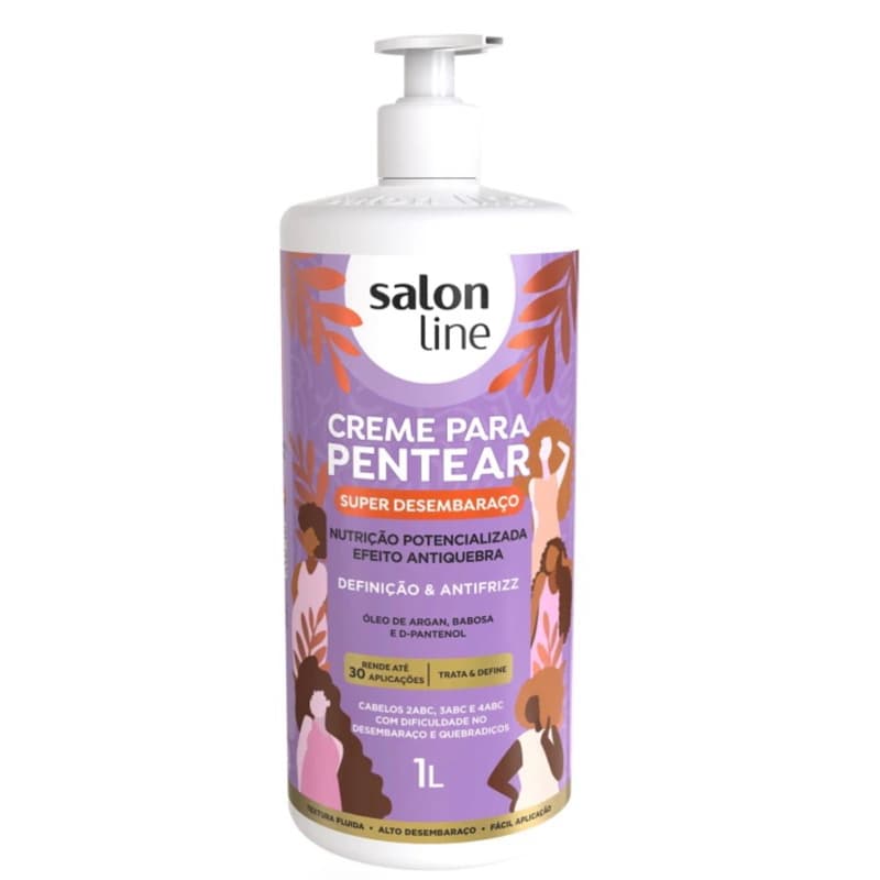 Creme Para Pentear Super Desembaraço Salon Line 1L
