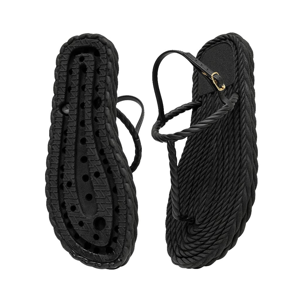chinelo Papeete trançado com alça sandália Feminino Nuvem em EVA 3 Tranças Plataforma Ortopédico Macio Confortável