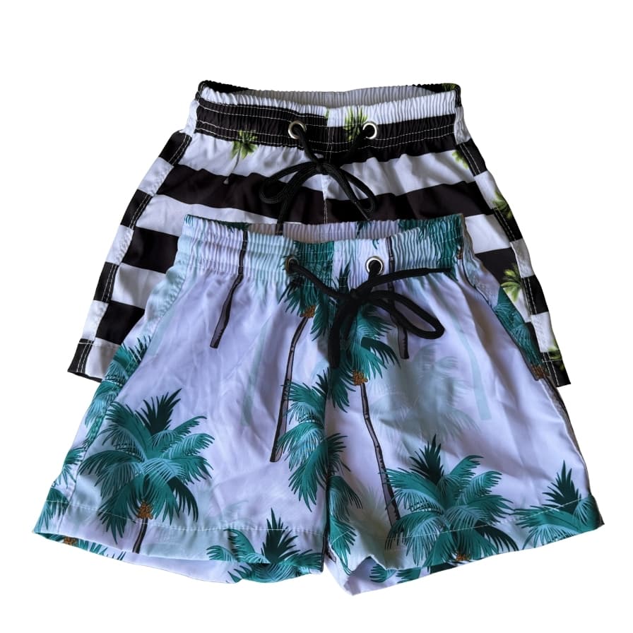 short infantil unisex Premium estampado de banho moda praia bermuda tactel elastano, escola, laser