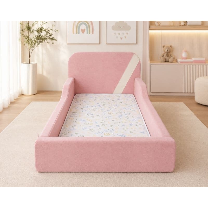 Cama Montessoriana Infantil + Colchão D18 Em Boucle