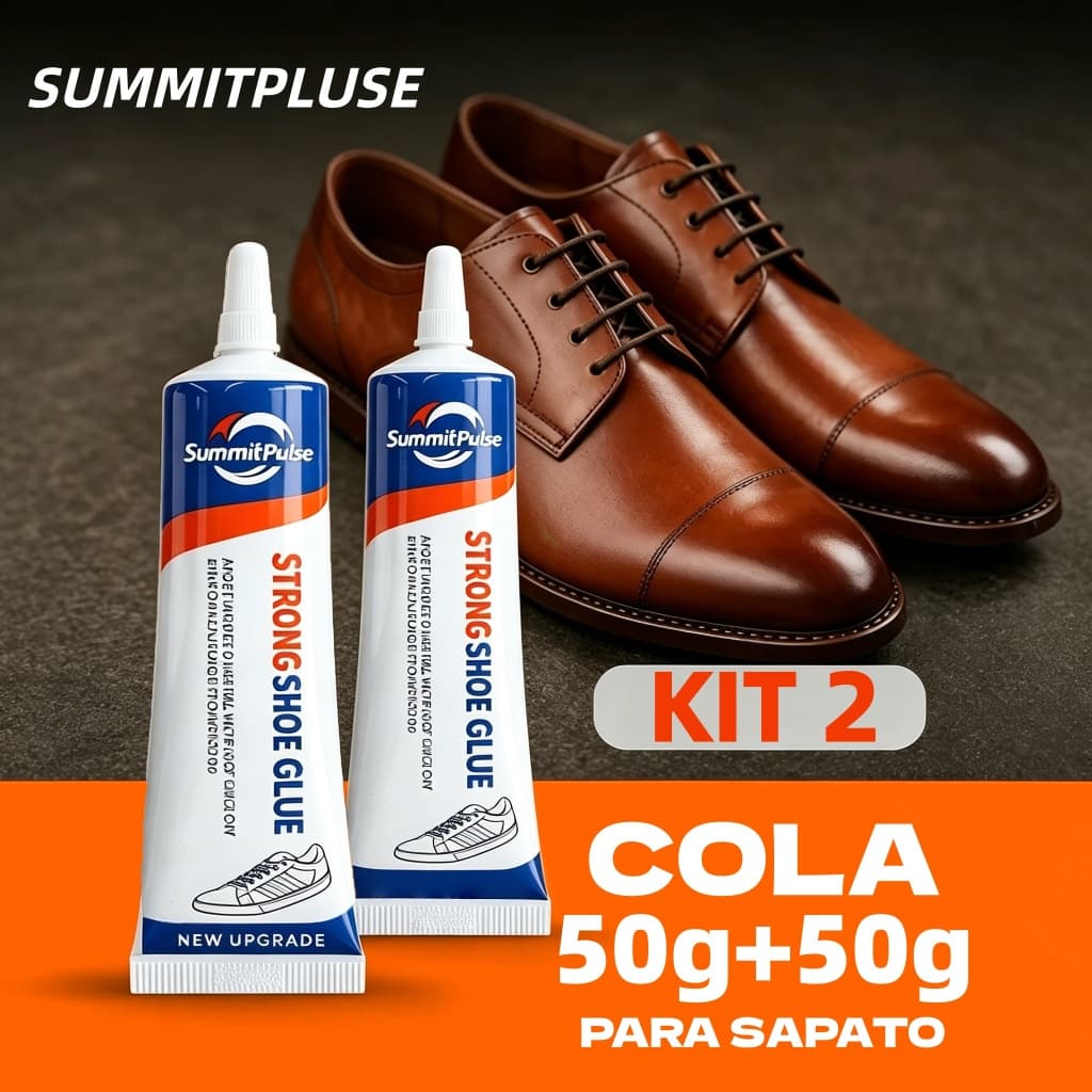 Kit 2 peças Cola Transparente Para Reparo De Sapatos – Adesivo À Prova D'água Fixação De Solas , Saltos E Bolsas (60ml)