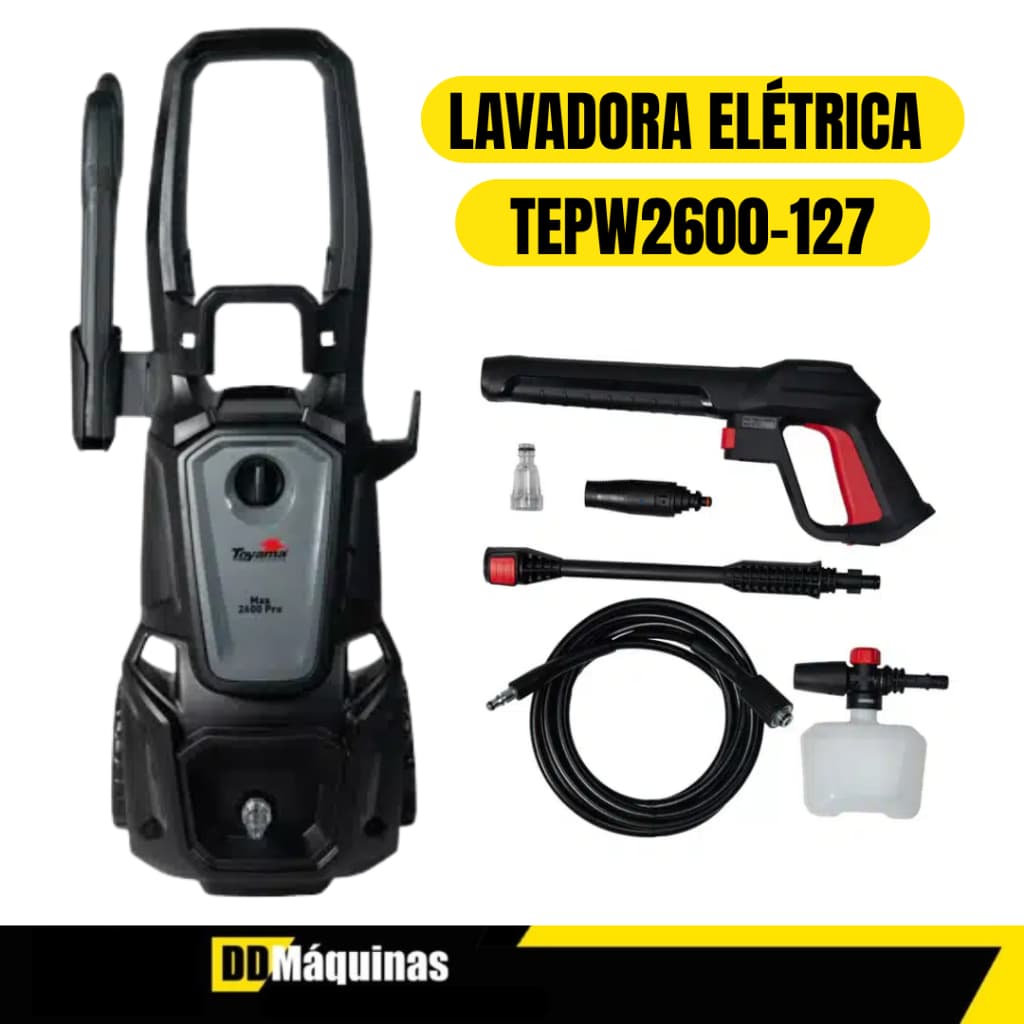 Lavadora Elétrica de Alta Pressão – TEPW2600I-127 127V - TOYAMA
