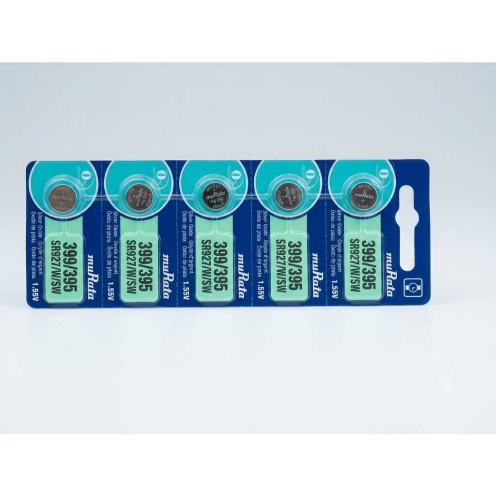 Bateria Relógio 399 / 395 SR927W SR927SW 1.55V Óxido de Prata - Cartela c/ 5 Unidades