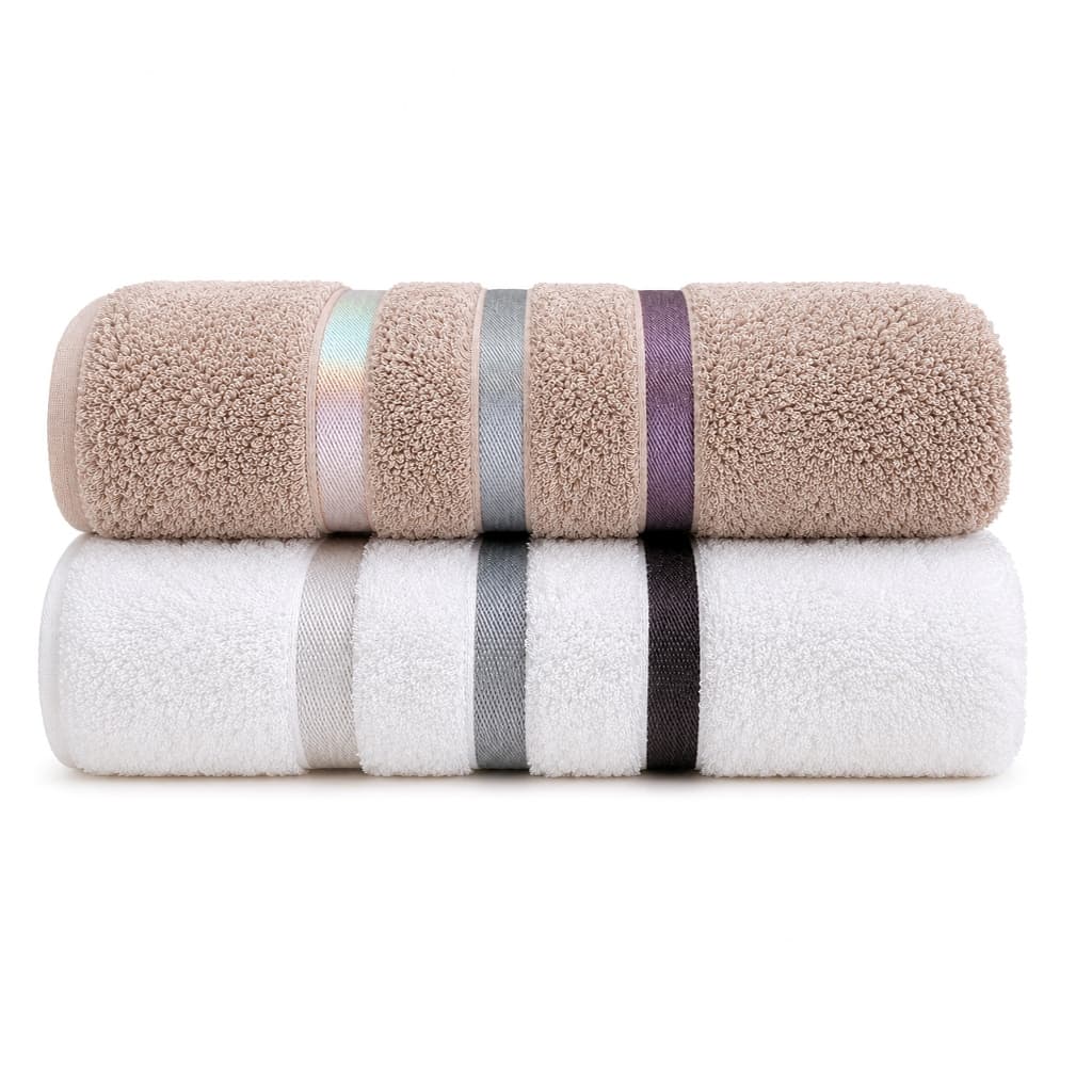 Kit 2 Toalhas de Banho Teka Dry Luiza 70x130 Felpuda 340g/m² 100% Algodão