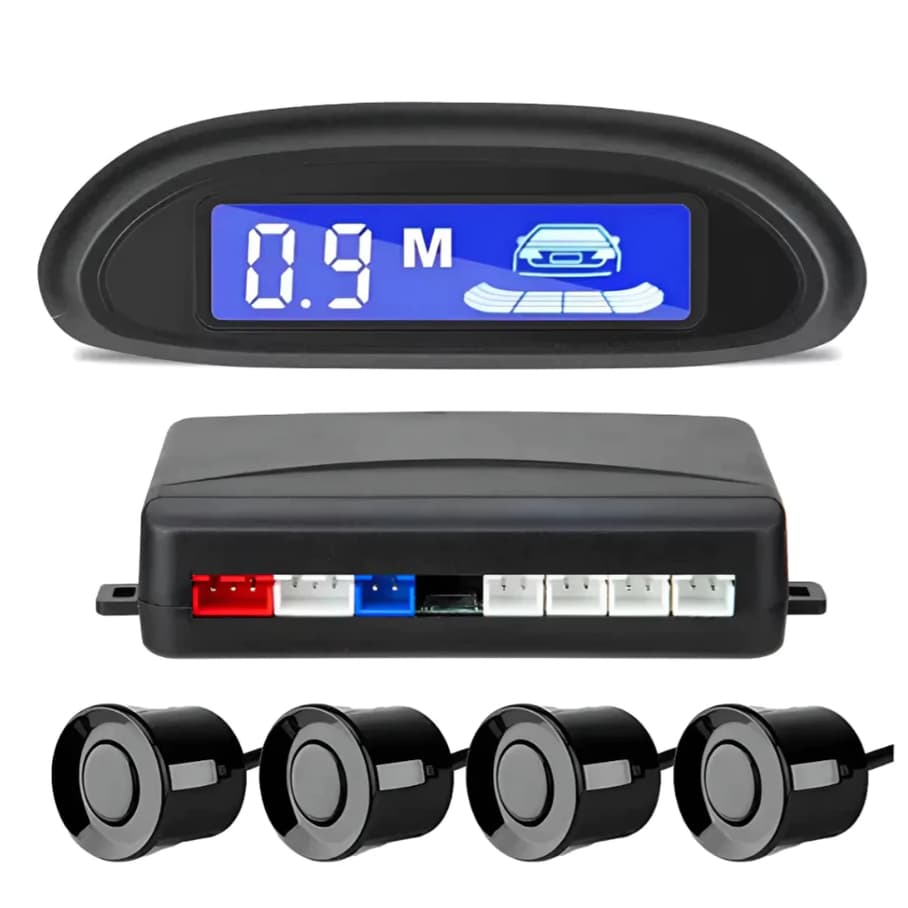 Sensor Ré Estacionamento KAPBOM KA- 5395 4 Sensores Tela Lcd Lançamento