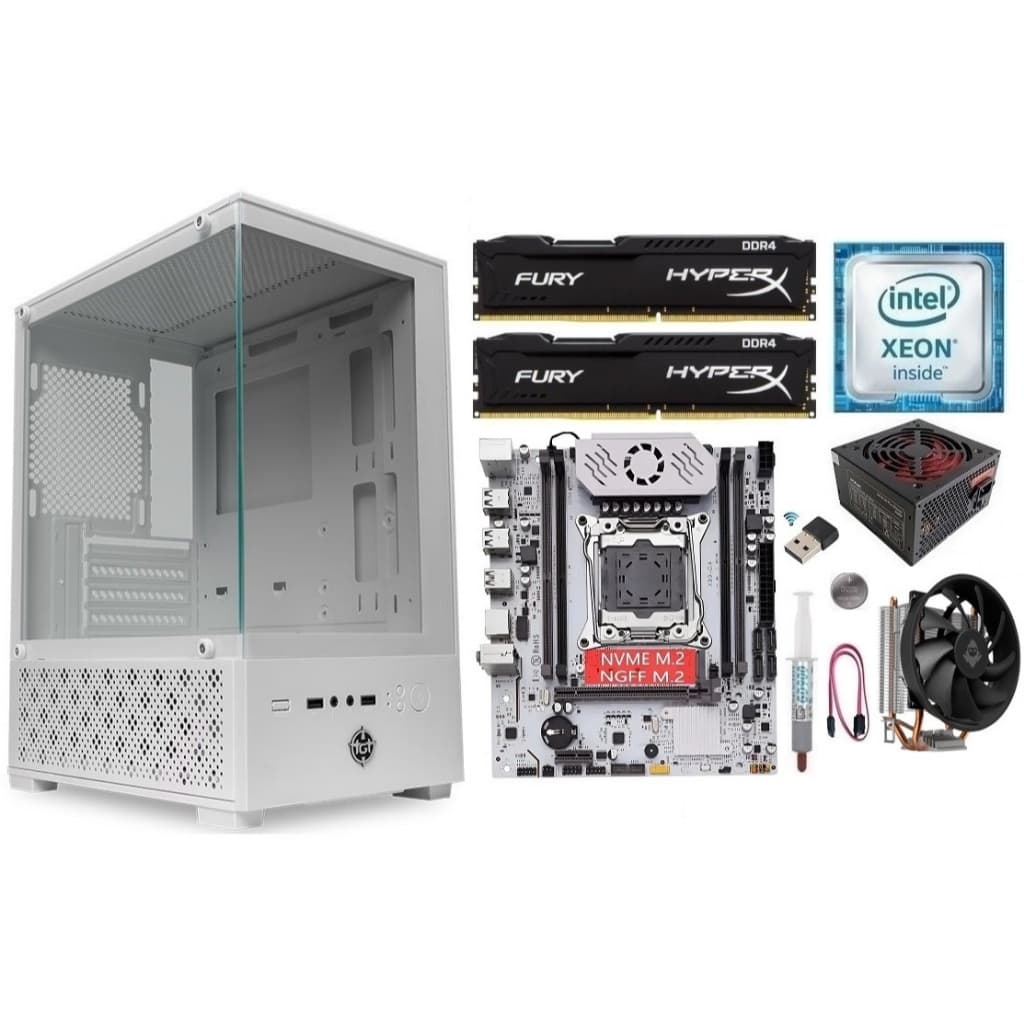 Kit Gamer X99 Xeon E5 2650 v4/ 8GB-16GB DDR4/ Gabinete + Fonte 500w