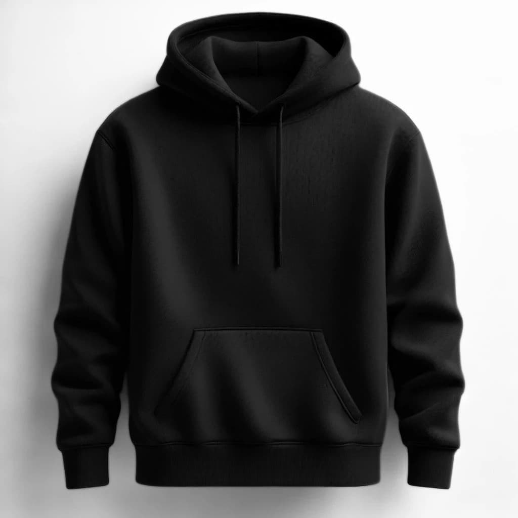 Moletom Premium Canguru Unissex Flanelado Algodão Liso Sem Estampa