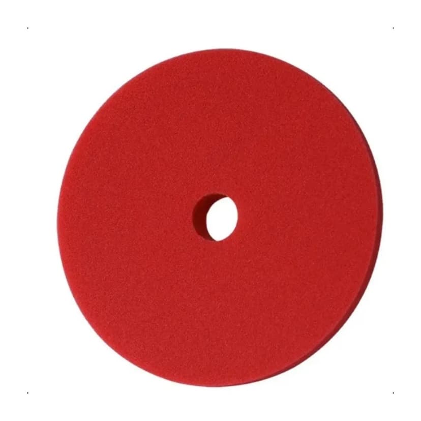 Boina De Espuma Vermelha Etapa Corte 5'' Menzerna Polimento Automotivo  Politriz Roto Orbital ou Rotativa