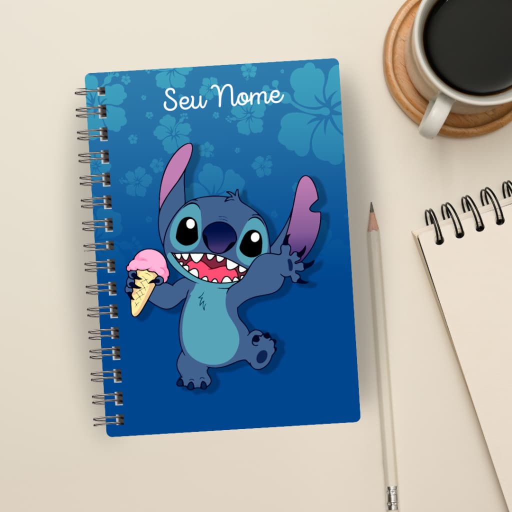Caderno / Agenda / Planner Stitch - Personalizado com Nome