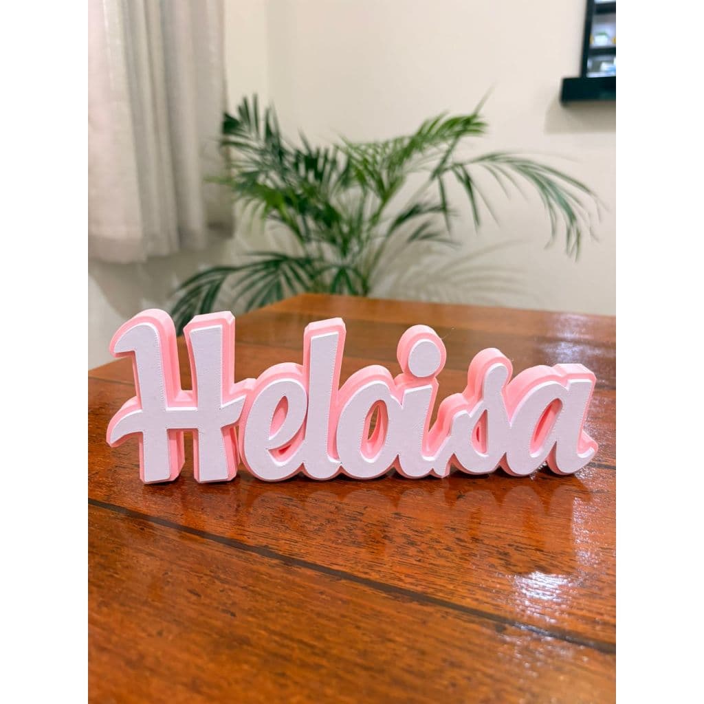 Nome Personalizado Menina e Menino - Decoração Impressão 3D - Presente Criativo