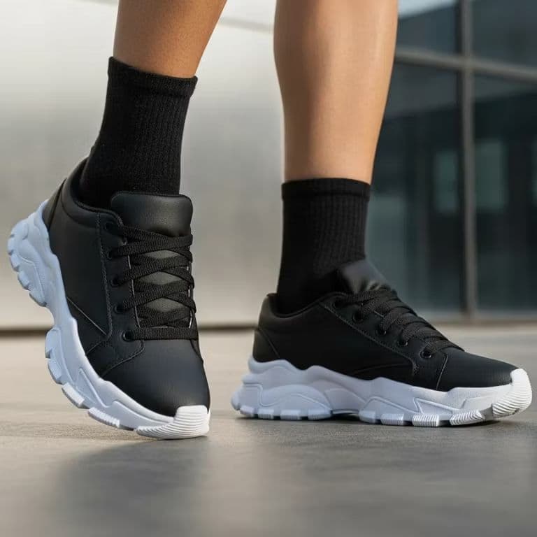 Tênis Feminino Adulto Plataforma Tratorada Conforto Chunky Casual Blogueiras Sneaker