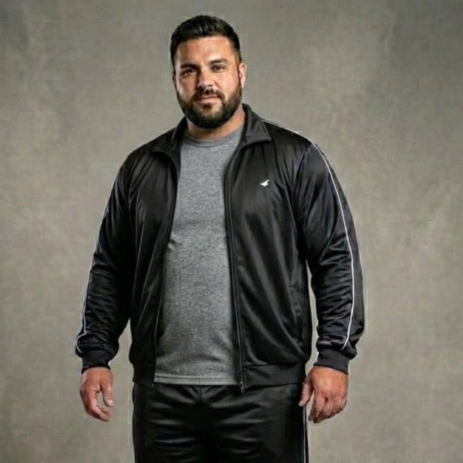 JAQUETA E OU CALÇAS PLUS SIZE CHIMPA ESPORTIVO MALHA ADIS OUTONO INVERNO DYANJO