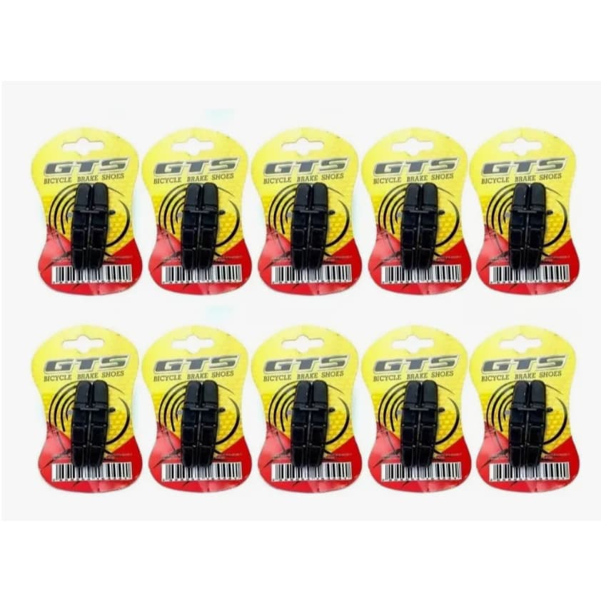 Pastilha Sapata De Freio Gts V Brake Orbital 70mm 10 Pares Preto