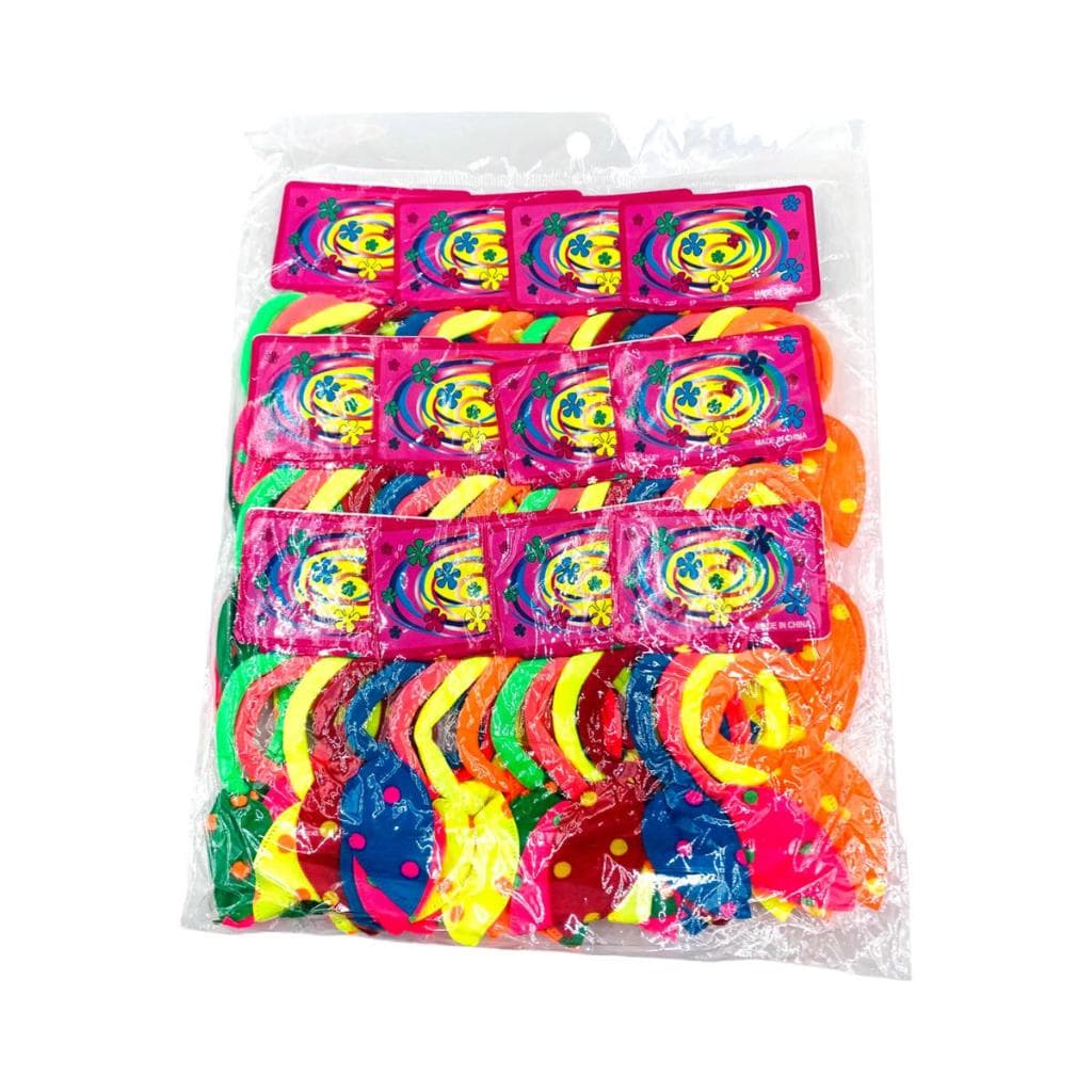 48 Pc Elástico de Cabelo Xuxinha Rabicó com Laço Orelha de Coelho Estampado