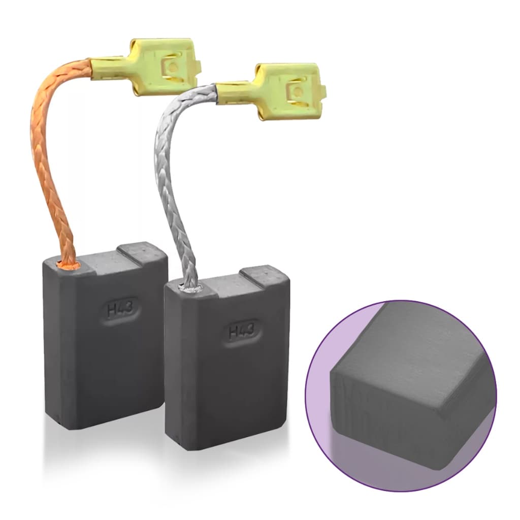 Par Escova de Carvão Compatível Com Martelo Rompedor Demolidor 11316 GSH 11E