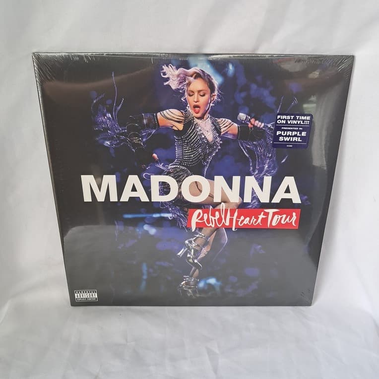 Lp Vinil Madonna - Rebel Heart Tour - Disco Na Cor Roxo PURPLE SWIRL Edição Limitada