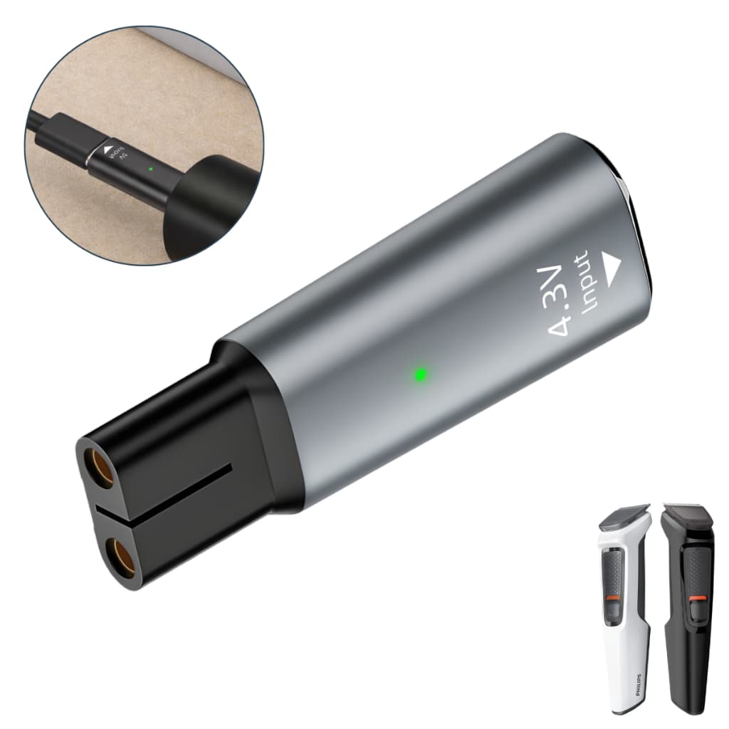 Adaptador 4.3v Carregador compatível com Barbeadores Philips Multigroom 3000