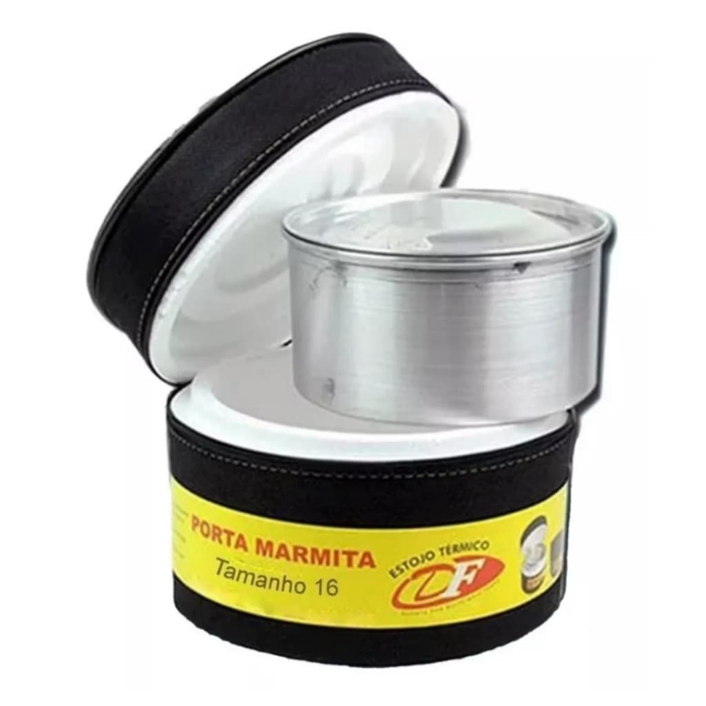 Marmita Térmica para Comida com Estojo Revestido com Isopor Redonda
