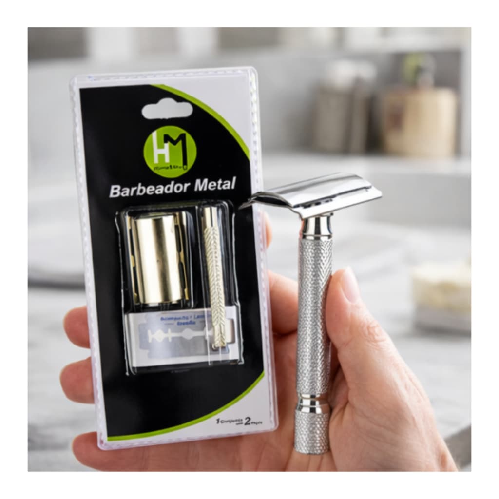 Lamina Grátis 1 Unidade + Barbeador antigo Original Profissional