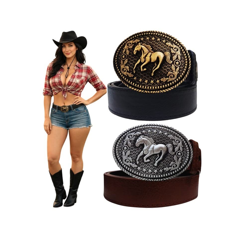 Cinto Feminino Fivela Country Cowboy Rodeio festa junina São João Unissex