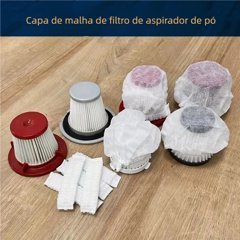 100 Peças Capa Protetora De Filtro De Aspirador De Pó Descartável-Tecido Não Lavável Para Portátil