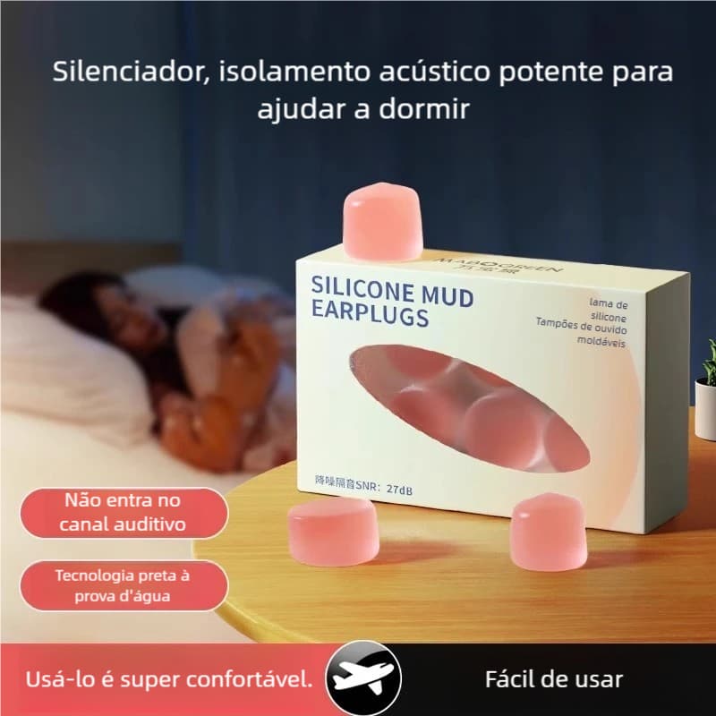 Protetor Auricular Ouvido Dormir Tampão Anti Ruído
