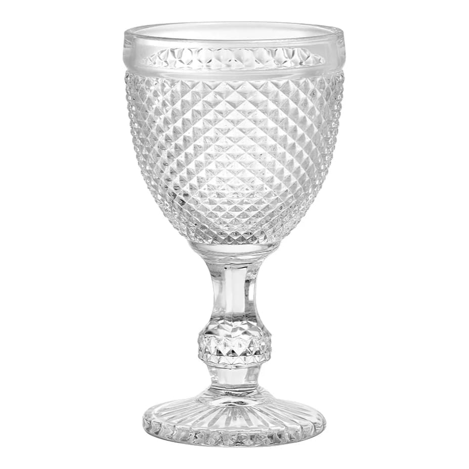 Taça De Vinho Vidro Barroco Wheaton 330ml Elegante Luxo