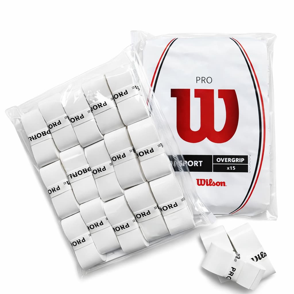 Overgrip Wilson Profile Branco – Grip Antiderrapante Alta Aderência para Raquete Tênis Beach Tennis Padel Squash