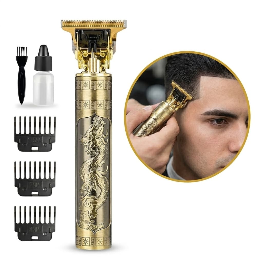 Máquina de Cortar Cabelo e Barba Recarregável Bivolt DL-1311 - Nota Fiscal Garantia e Envio Imediato