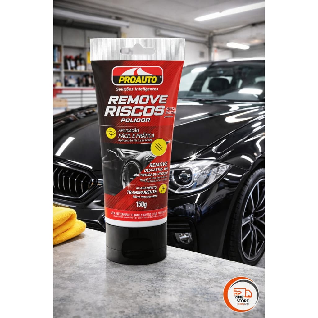 Tira Riscos Polidor Remove Riscos Automotivos 150g Proauto Branco