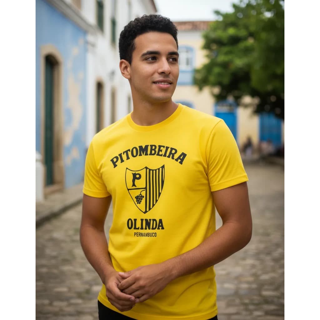 Camiseta Pitombeira de Olinda Carnaval Pernambuco Unissex Estampada