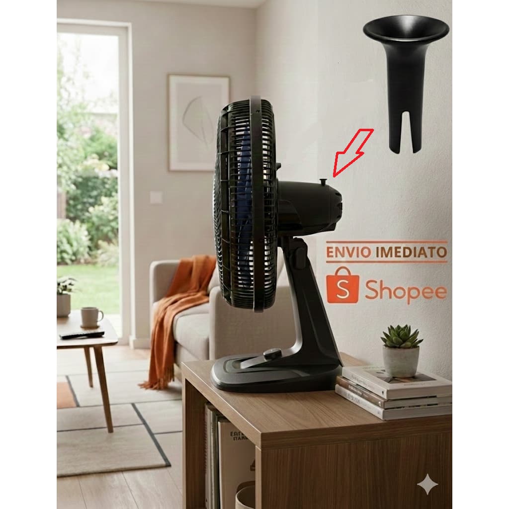 Pino Oscilante Para Ventilador Arno 30cm 40cm – Peça de Reposição 3D Alta Qualidade