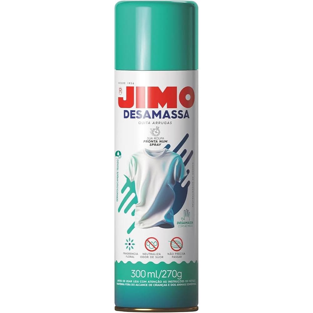 Desamassa Aerossol Fácil Uso Floral 300ml Jimo