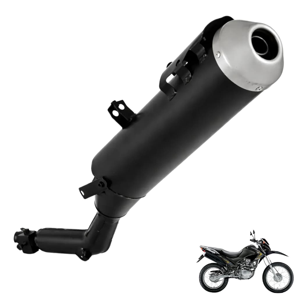 Escape Ponteira Modelo Original Honda Nxr 150 Bros 2009 a 2014