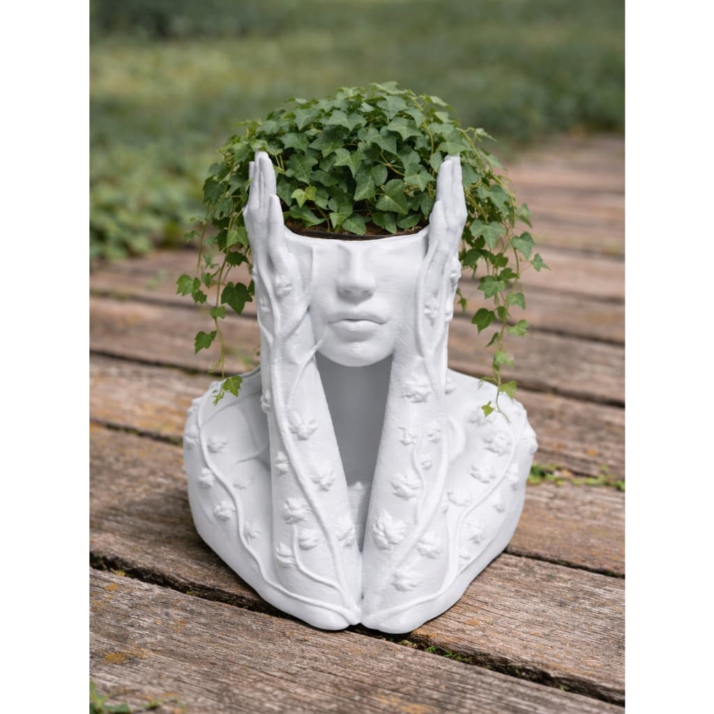 VASO DECORATIVO ESCULTURA FEMININA