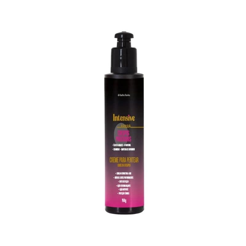 Creme Para Pentear Cachos Poderosos Abelha Rainha Intensive 150g | Definição de Cachos Crespos, Anti Frizz, Hid e Brilho