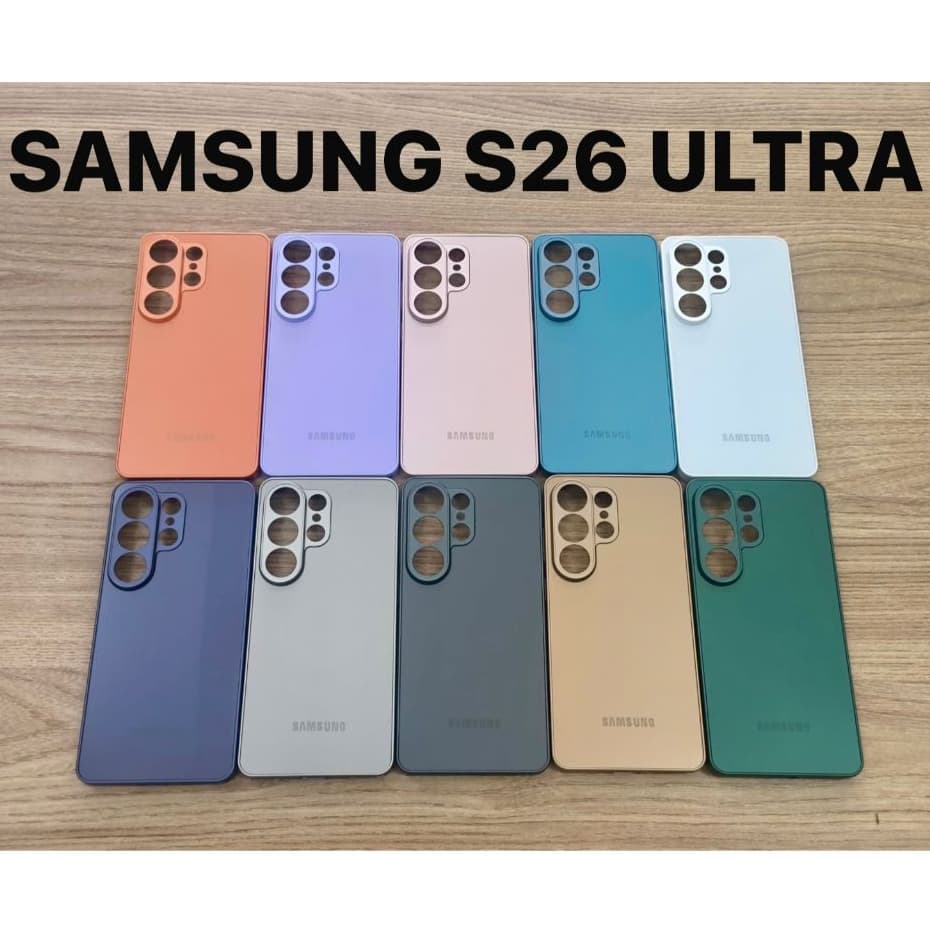 CAPA CASE CAPINHA PREMIUM P/SAMSUNG S26 ULTRA INTERIOR AVELUDADO AG-GLASS PHONE  ELEGANTE MODA LUXO