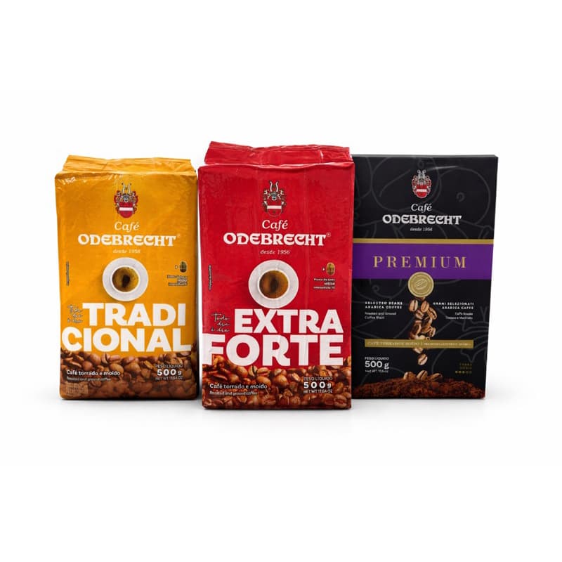 Café Odebrecht 500g – Tradicional | Extra Forte | Premium – Café Torrado e Moído