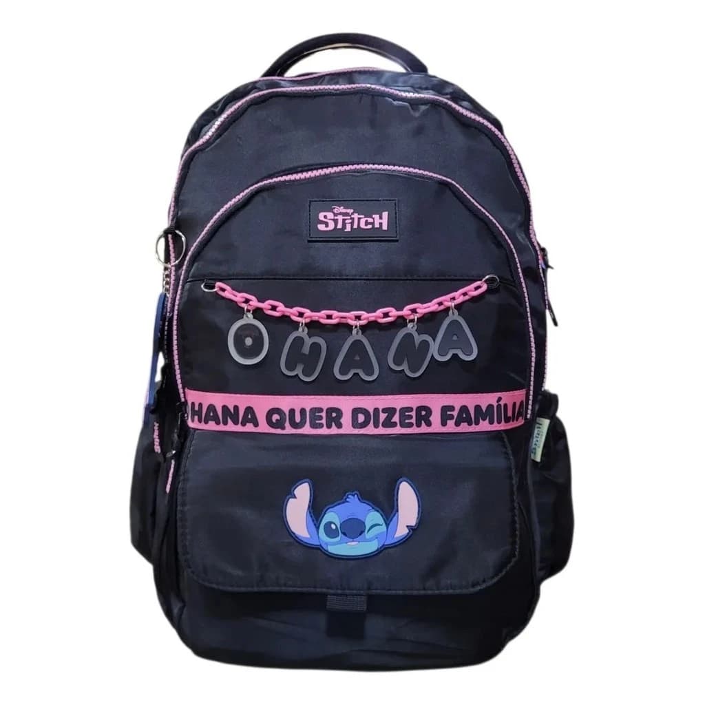 Kit Stitch Mochila De Costas Lancheira Térmica E Estojo Box
