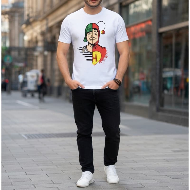 Camiseta Chaves Chapolin Camisa Regata Blusa de Moleton 01