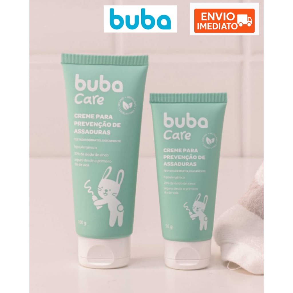 Buba Creme Pomada Vegana Bebe Prevenção de Assaduras Buba Care