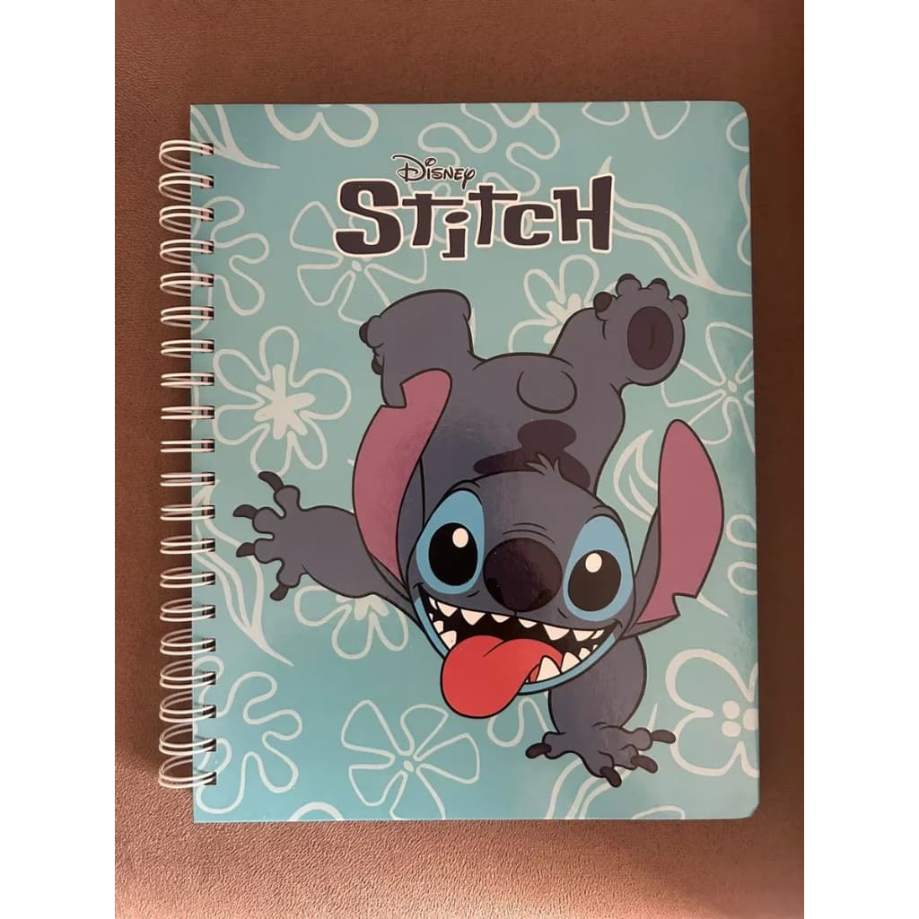 Caderno Universitário Stitch Radical 10 Materias 160 Folhas Turquesa Azul-Turquesa