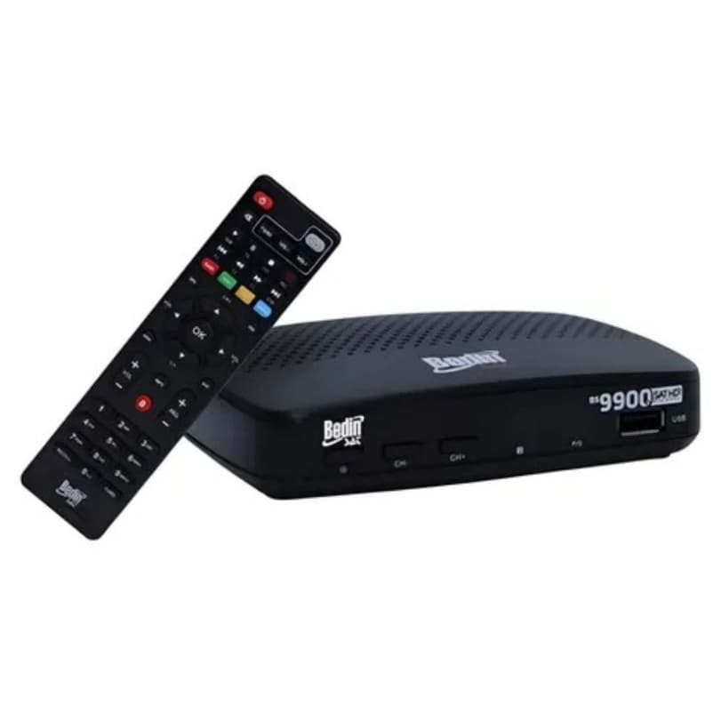 Receptor Bedin BS 9900s Full HD - Full HD, Pausa ao Vivo, Compatível Diseqc