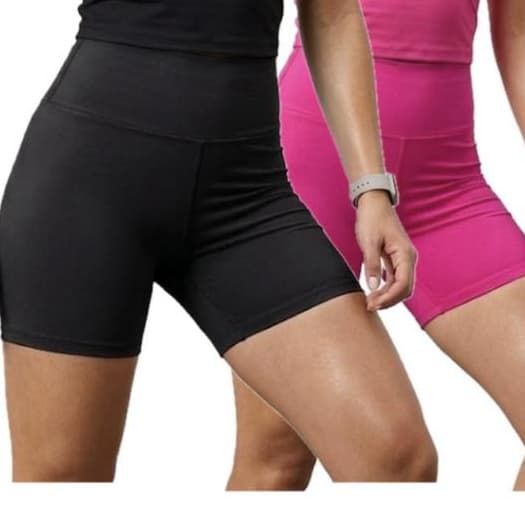 Kit 2 Short Legging Fitiness Feminino Academia Caminhada Esportivo