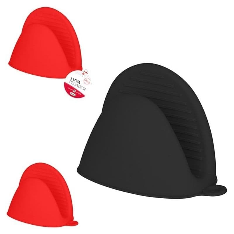 Luva Pegador de Silicone Protetor Térmico Cozinha Forno Air Fryer Panelas Forma e Utensílios